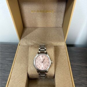 Burberry BU10111 The Classic Pink Check Dial Women's Watch